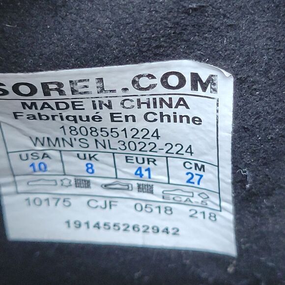 Sorel Joan of Arctic Wedge ll Chestnut Tan Burnished Leather Chelsea Ankle Boots - Picture 8 of 9